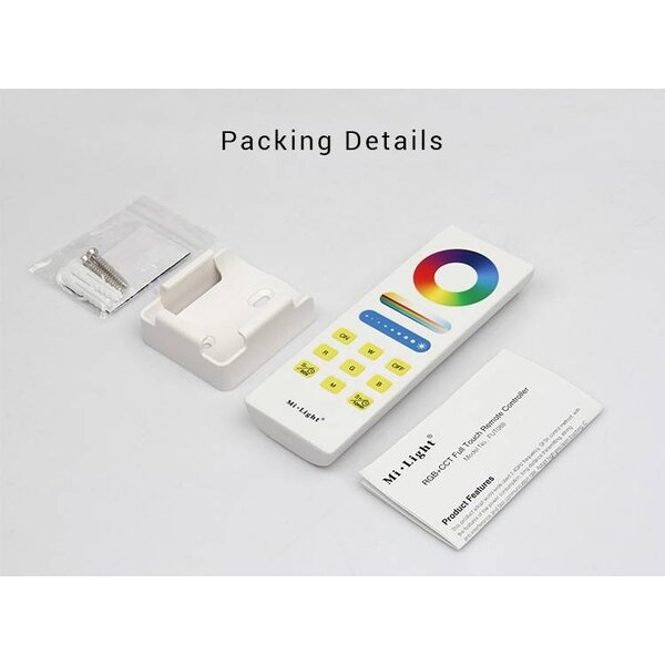 Milight / MiBoxer Single Zone RGB / RGBW / RGB+CCT Afstandsbediening