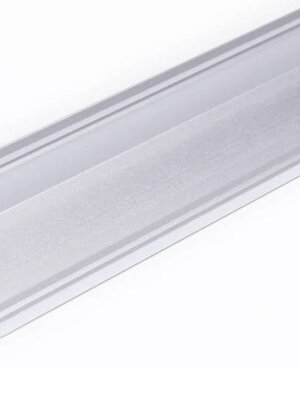 Aluminium hoek profiel 1 meter met groot schijnvlak