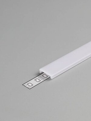 Milky Click-Cover 1m voor 10mm TOPMET profielen