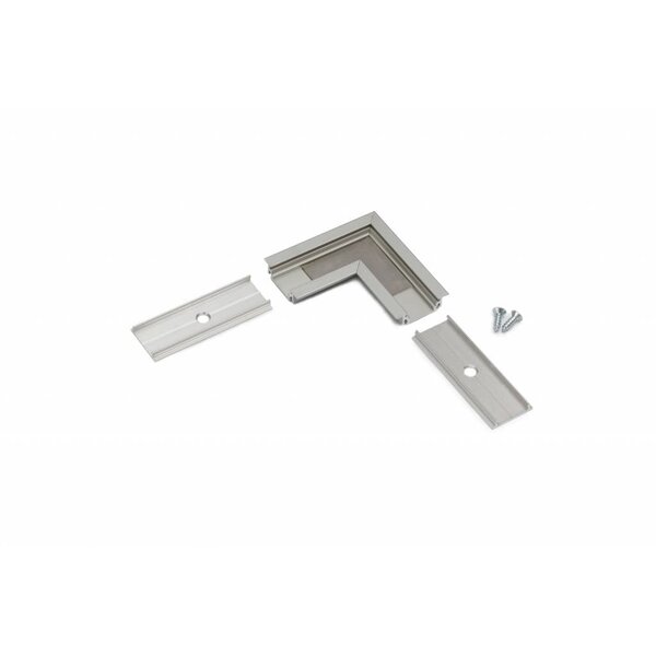 Topmet 90 graden hoek connector voor Topmet inbouw profiel Groove10
