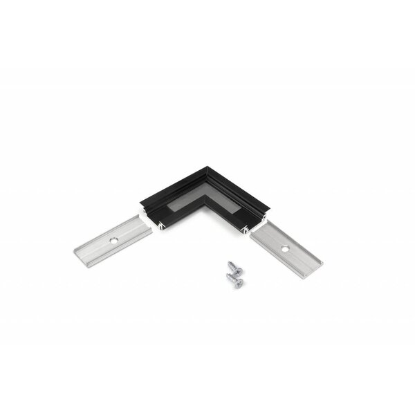 Topmet 90 graden hoek connector voor Topmet inbouw profiel Groove10