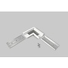 Topmet 90 graden hoek connector voor Topmet inbouw profiel Groove14