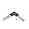 Topmet 90 graden hoek connector voor Topmet SLIM8 opbouw profiel 8mm