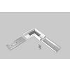 Topmet 90 graden hoek connector voor Topmet SLIM8 opbouw profiel 8mm