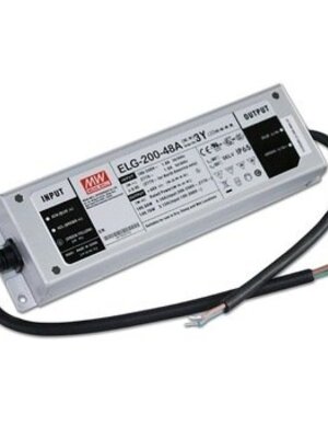 Spatwaterdichte 12 Volt Transformator 16 Ampère 200 Watt