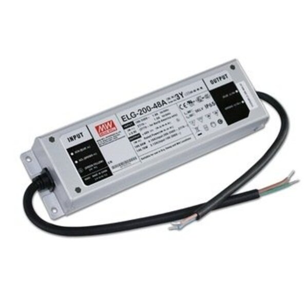 Mean well Spatwaterdichte 12 Volt Transformator 16 Ampère 200 Watt