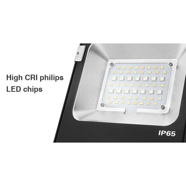 Milight / MiBoxer 20 Watt RGB+CCT LED Floodlight Warm Wit + Koud Wit