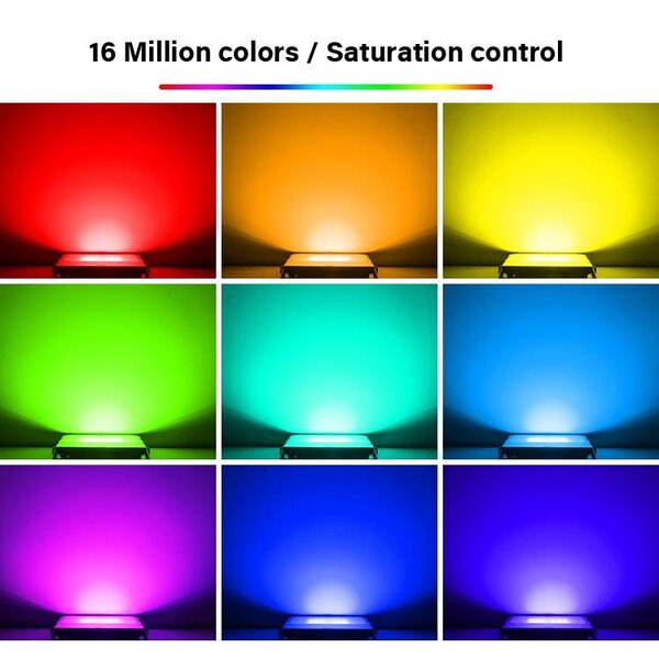 Milight / MiBoxer 100 Watt RGB+CCT LED Floodlight Warm Wit + Koud Wit