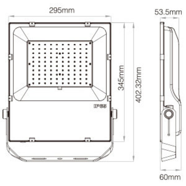 Milight / MiBoxer 100 Watt RGB+CCT LED Floodlight Warm Wit + Koud Wit