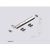 Topmet Aluminium opbouw profiel SLIM voor 8mm strips 1 meter Slim8