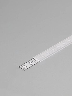 SLIM Frosted Cover 1m voor 8mm TOPMET profielen