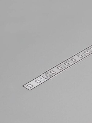 SLIM Transparante Cover 1m voor 8mm TOPMET profielen