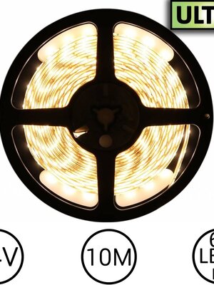 24V LED Strip Warm Wit 10 Meter 60 LED - Ultra
