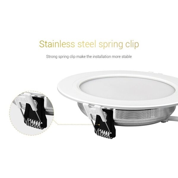 Milight / MiBoxer 9 Watt RGB + Warm Wit + Koud Wit CCT Downlight Dual White