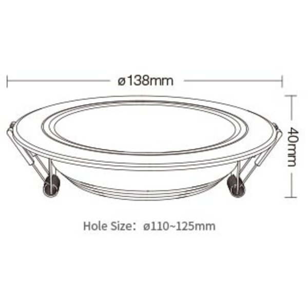 Milight / MiBoxer 9 Watt RGB + Warm Wit + Koud Wit CCT Downlight Dual White