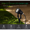 Milight / MiBoxer 6 Watt 230 Volt RGB + Warm Wit + Koud Wit Tuinlamp