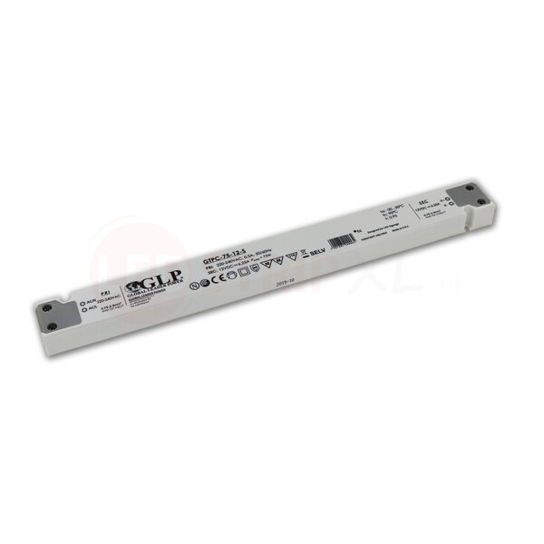 GLP Extra smalle LED driver/transformator 12V 75W 6.25A