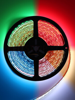 LED Strip RGB+CCT 5 meter 84led/m 5in1 LED 24V 2800k ~ 6500k