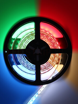 LED Strip RGB+CCT 2.5 meter 84led/m 5in1 LED 24V 2800k ~ 6500k