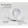 Milight / MiBoxer RGB+CCT LED Spot 6W GU10 met diffuse lens