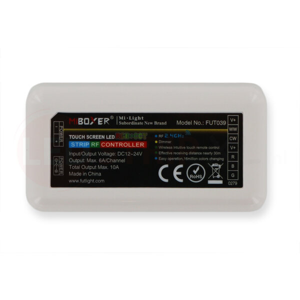 Milight / MiBoxer RGB+CCT LEDStrip Losse Zone Controller voor 4-zone systeem FUT039