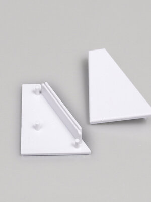 Einddoppen set Wit 2x