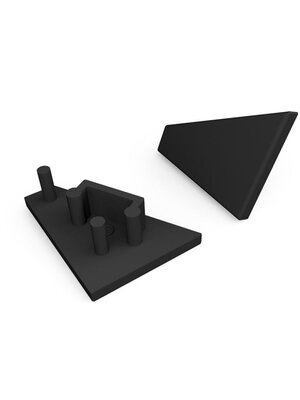 Corner10 Einddop Zwart