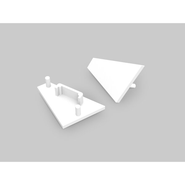 Topmet Corner14 Einddop Wit