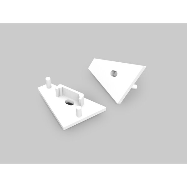 Topmet Corner14 Einddop Wit