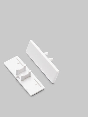 Einddoppen set Wit 2x