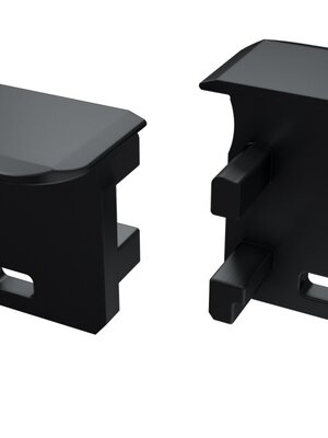 G profiel Einddop Zwart