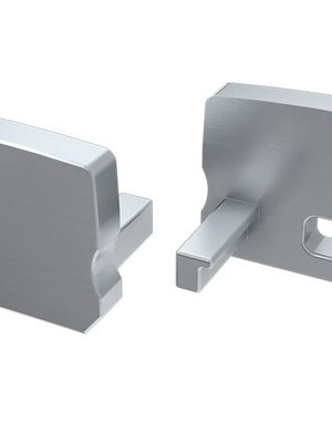 D profiel Einddop Grijs Hoog