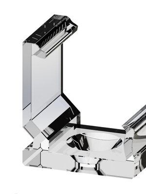 2 Stuks Transparante Bevestigingsklem voor C Profielen