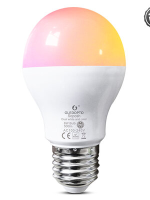 Zigbee PRO RGB+CCT 6 Watt E27 Grote Fitting