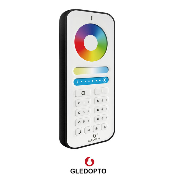 Gledopto RF Color and White Afstandsbediening voor Zigbee Lampen en LED Strip Controllers