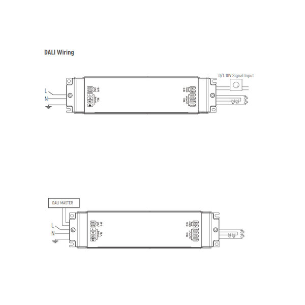 Euchips Dali en 1-10v LED Driver 200 watt 24 volt