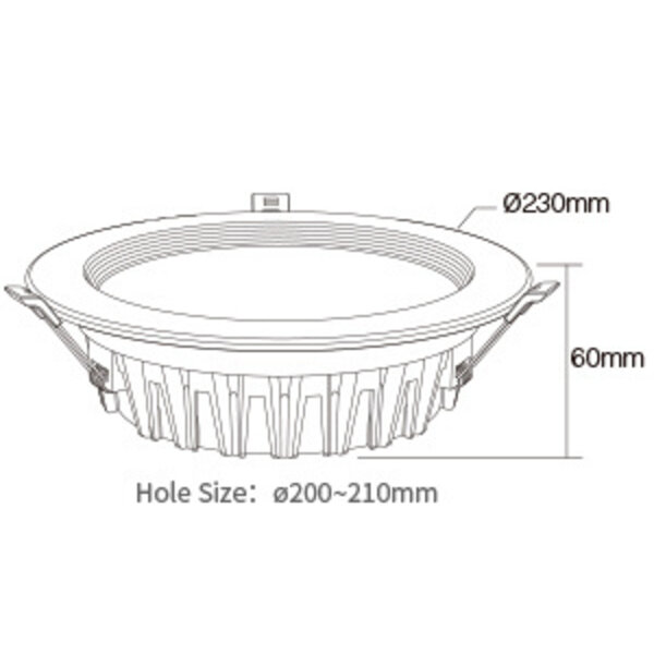 Milight / MiBoxer 25 Watt RGB+CCT LED Downlight FUT060