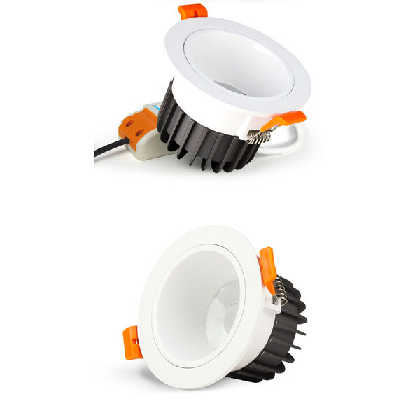 Milight / MiBoxer 6 Watt Anti-Glare RGB+CCT LED Downlight FUT070
