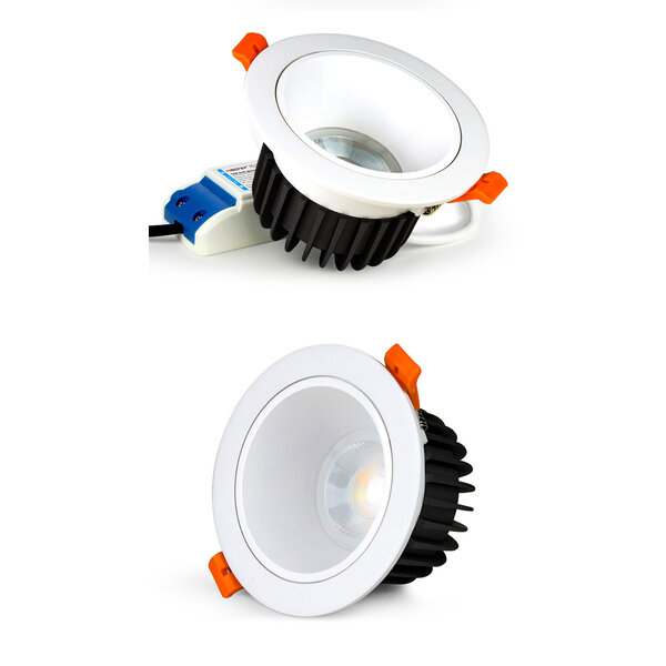 Milight / MiBoxer 12 Watt Anti-Glare RGB+CCT LED Downlight FUT071
