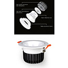 Milight / MiBoxer 12 Watt Anti-Glare RGB+CCT LED Downlight FUT071