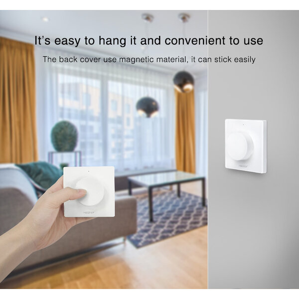 Milight / MiBoxer 2.4Ghz Draadloos Wandpaneel Voor Zone Controllers, Lampen en TRIAC Controllers