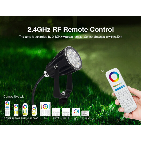 Milight / MiBoxer 6 Watt 24 Volt RGB+CCT Tuinspot FUTC08