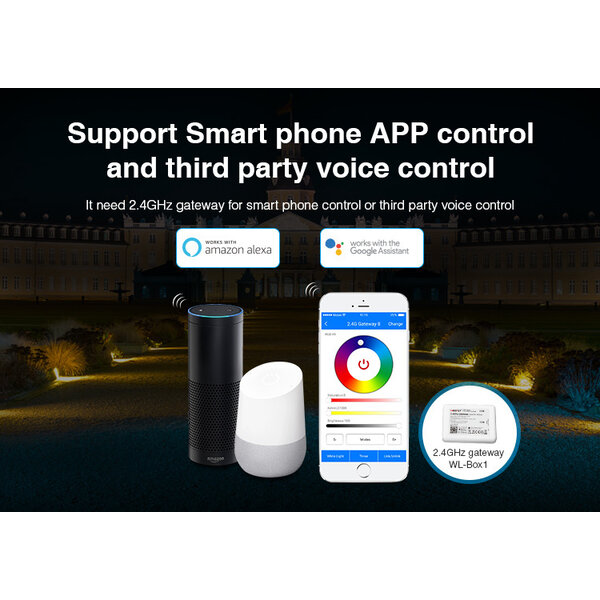 Milight / MiBoxer 6 Watt 24 Volt RGB+CCT Tuinspot FUTC08