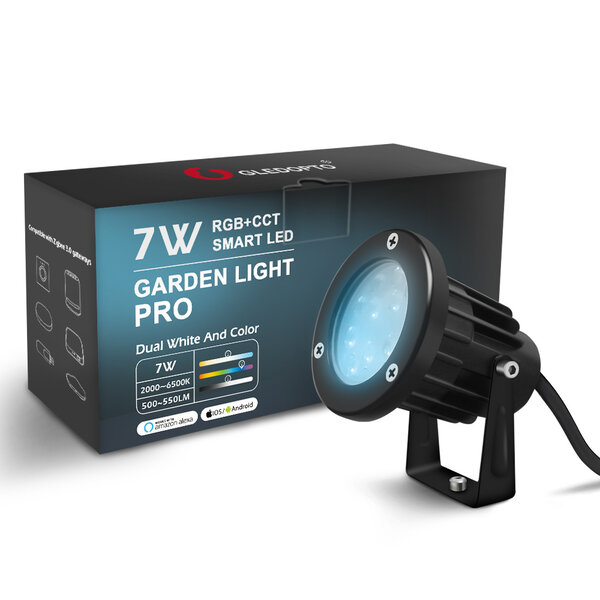 Gledopto Zigbee 3.0 PRO RGB+CCT Waterdichte 7 Watt LED Tuinspot