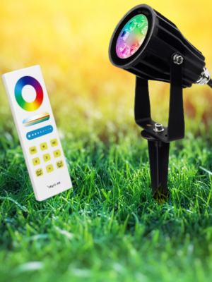 6 Watt Tuinspot Compleet met Afstandsbediening