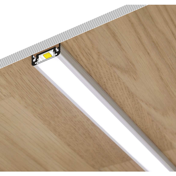 Topmet Opbouw Profiel 10mm 2 Meter SURFACE10