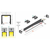 Topmet SMART10 LED Strip profiel 2 meter voor 8mm en 10mm Ledstrips