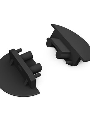 Groove10 Einddop Zwart Rond Gen2