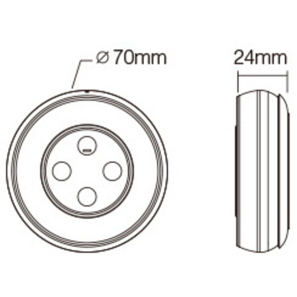 Milight / MiBoxer S1 Sunrise Wandpaneel voor Enkel kleurige- en DualWhite LEDStrip Controllers