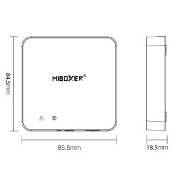 Milight / MiBoxer Bedrade Zigbee 3.0 Gateway met RJ45 Netwerkaansluiting